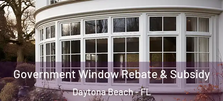  Government Window Rebate & Subsidy Daytona Beach - FL